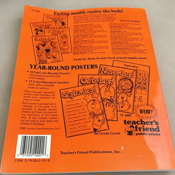 Teacher’s Friend October Idea Book -1987 - Picture 3 of 3